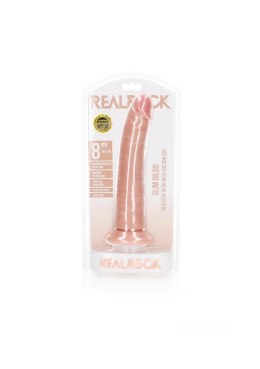 RealRock Slim Realistic Dildo with Suction Cup - 8