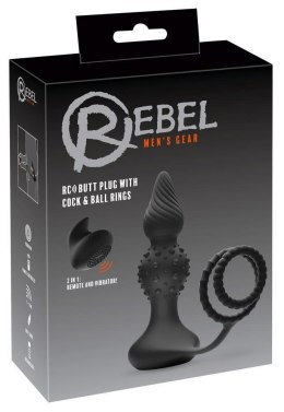 Rebel Rebel RC butt plug with cock&b