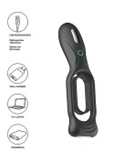 Sono N0. 88 - Vibrating Rechargeable Cock Ring - Black