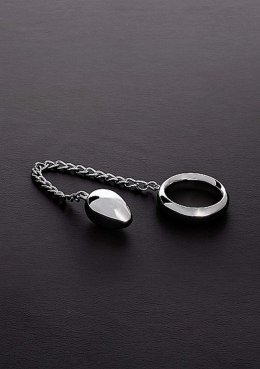 Steel Donut C-Ring Anal Egg (45/45mm) with chain