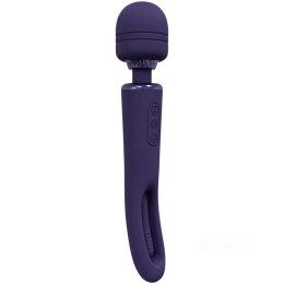 Vive VIVE - Kiku - Rechargeable Double Ended Wand with Innovative G-Spot Flapping Stimulator - Purple