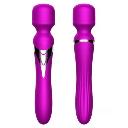 B - Series Fox Stymulator-Silicone Dual Massager USB 7+7 Function Purple