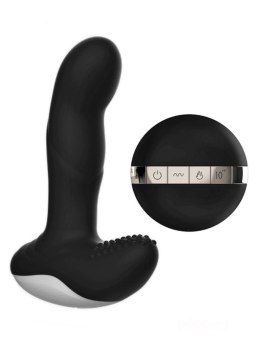 B - Series Fox Wibrator-Silicone Massager USB 7 Function + Pulsator / Heating BLACK