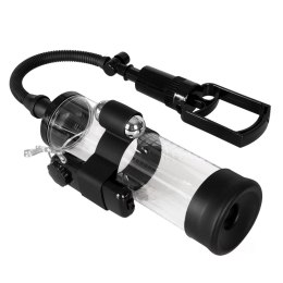 B - Series Power Pompka-Powerpump MAX Vibrating - Black&Clear