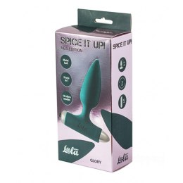 Lola Toys Vibrating Anal Plug Spice it up New Edition Glory Dark green