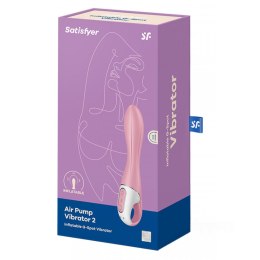 Satisfyer Air Pump Vibrator 2 light red