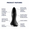 Satisfyer Plug-Vibrator Rotation Plug 1 Connect App (Black)