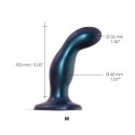 Strap-on-me DILDO PLUG SNAKY BLEU METALLIC - M