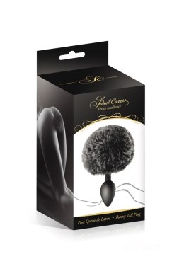 Sweet Caress BLACK POMPOM ANAL PLUG