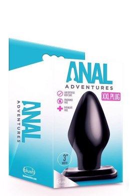 Blush ANAL ADVENTURES XXL PLUG BLACK