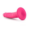 Blush NEO 6INCH DUAL DENSITY COCK NEON PINK