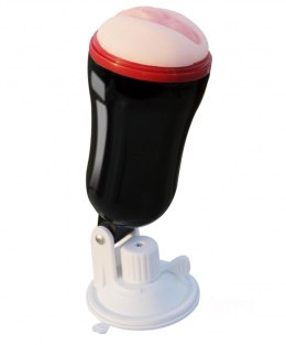 Power Escorts Ox power black masturbator vibrating wallmounting