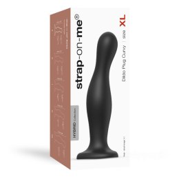 Strap-on-me DILDO PLUG CURVY BLACK - XL