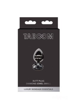 Taboom Butt Plug With Diamond Jewel S Black