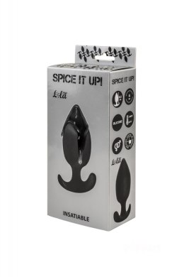 Lola Toys Plug-Anal plug with misplaced center of gravity Spice it up Insatiable Black