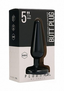 Plug & Play Butt Plug - Basic - 5 Inch - Black