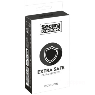 Secura Condoms Extra Safe pogrubione prezerwatywy 12 szt.