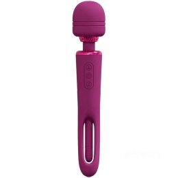 Vive VIVE - Kiku - Rechargeable Double Ended Wand with Innovative G-Spot Flapping Stimulator - Pink