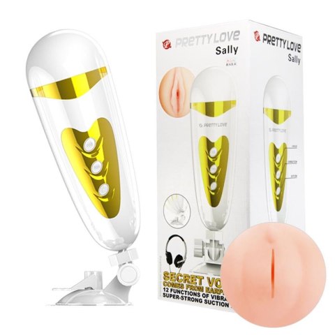 Pretty Love PRETTY LOVE -SALLY, 12 vibration functions Sex talk Suction base