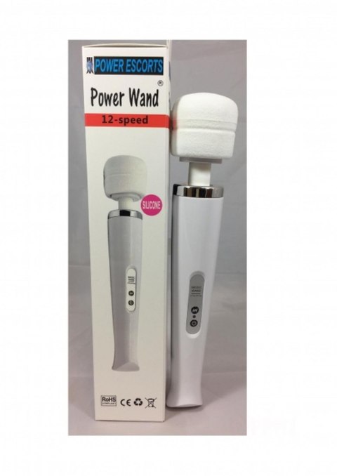 Power Escorts Powerwand white eu plug big size wand massager