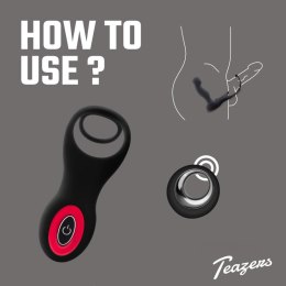 Teazers Teazers Cock & Ball Ring Prostate Vibrator with Remote Control