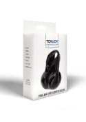 ToyJoy Penis Ring and Scrotum Holder Black