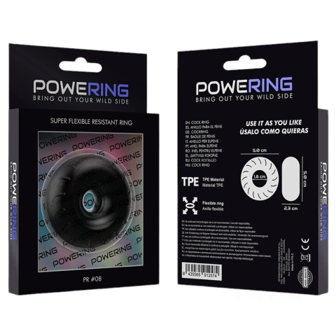 18 mm Powering Cock ring z elastomeru PR#08