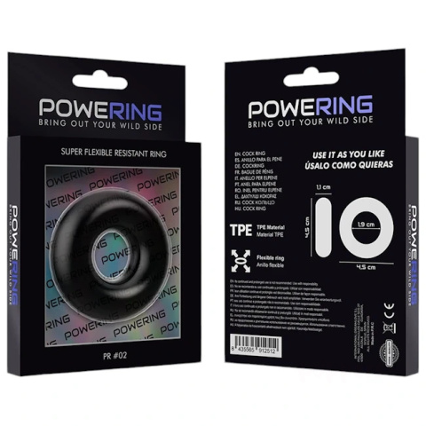 19 mm Powering Cock ring z elastomeru PR#02