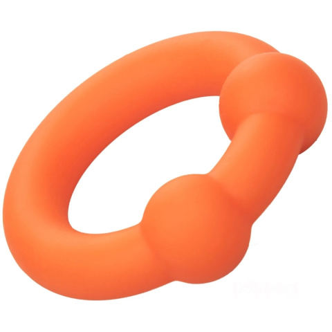 36 mm Alpha Ring Liquid Silicone Dual Ball Ring jaskrawy pierścień erekcyjny