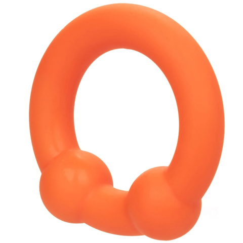 36 mm Alpha Ring Liquid Silicone Dual Ball Ring jaskrawy pierścień erekcyjny