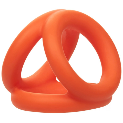 36 mm Alpha Ring Liquid Silicone Tri-Ring jaskrawy pierścień erekcyjny