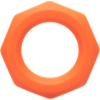 37 mm Alpha Ring Liquid Silicone Sexagon Ring jaskrawy pierścień erekcyjny