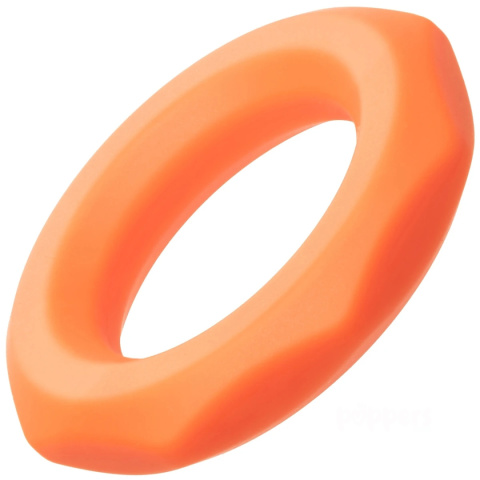 37 mm Alpha Ring Liquid Silicone Sexagon Ring jaskrawy pierścień erekcyjny